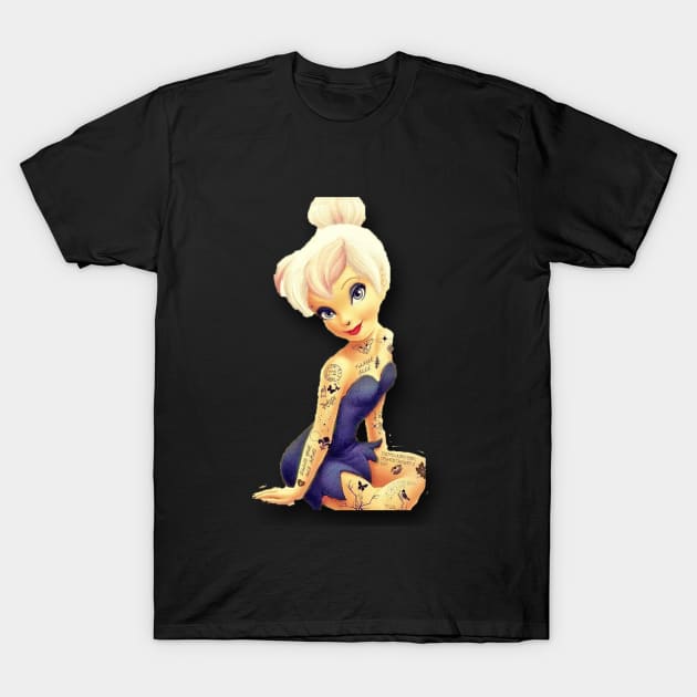 gothic Tinkerbell Tinkerbell T Shirt TeePublic